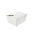 Boîte repas carton blanc 750ml  H65mm