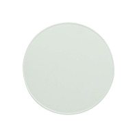 Couvercle plat blanc en carton sans matière plastique, Waterbased  dia74mm H12mm
