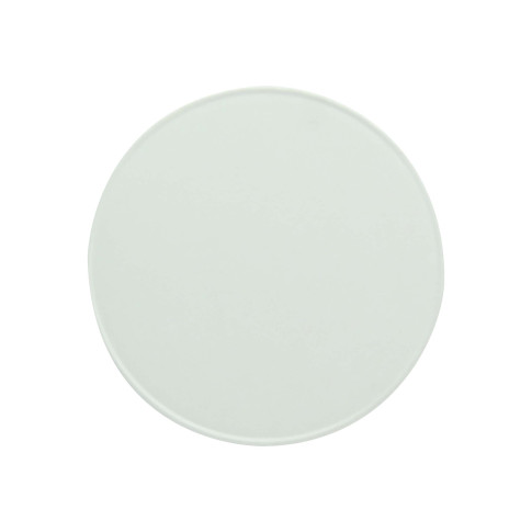 Couvercle plat blanc en carton sans matière plastique, Waterbased  dia74mm H12mm