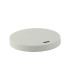 Couvercle plat blanc en carton sans matière plastique, Waterbased  dia80mm H10mm
