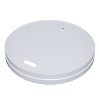 Couvercle plat blanc en carton sans matière plastique, Waterbased  dia90mm H10mm