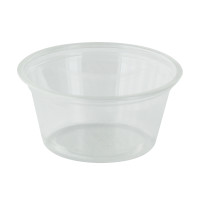 Pot plastique PET transparent 60ml dia62mm H31mm