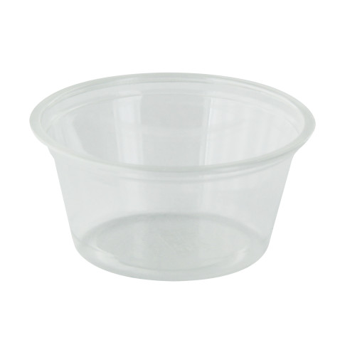 Pot plastique PET transparent 60ml dia62mm H31mm