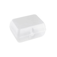 Boite burger réemployable transparent  160x130mm H90mm