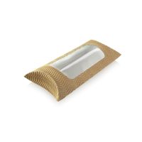 Etui carton ondulé avec fenêtre rectangulaire pour sandwich H40mm