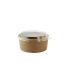 Combo Saladier en carton kraft500ml 111mmH45mm