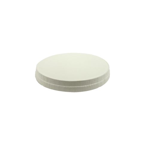 Couvercle blanc en carton sans plastique 230ml 90mm