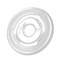 Couvercle Ceramik plat en plastique PET transparentdia153mm H20mm