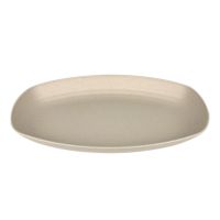 Huskly assiette ovale réemployable composite beige250mmH32mm