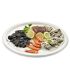 Plateau traiteur rond pulpe blanc 2400ml 240mmH23mm