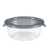 COOK SHOW Combo Bol verre borosilicate + Couv PP  H74mm 950ml