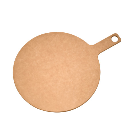 Phoenix  Planche ronde couleur naturel en fibre de bois 460x355mm H6mm