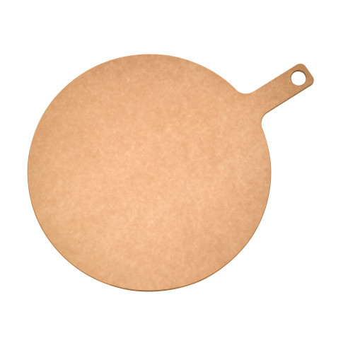 Phoenix  Planche ronde couleur naturel en fibre de bois 340x255mm H6mm
