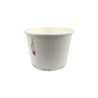 Pot à soupe carton blancH80mm 470ml