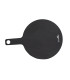 Phoenix Planche ronde noire en fibre de bois 288x203mm H6mm