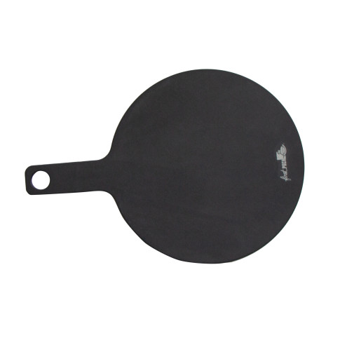 Phoenix Planche ronde noire en fibre de bois 288x203mm H6mm