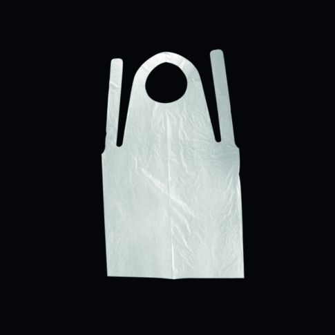 Tablier plastique PE blanc 750x1 220mm
