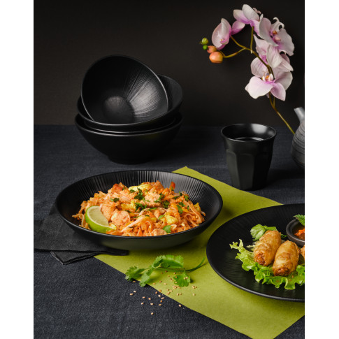 Black Phoenix assiette noire ré-employable  H28mm