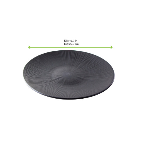 Black Phoenix assiette noire ré-employable  H30mm