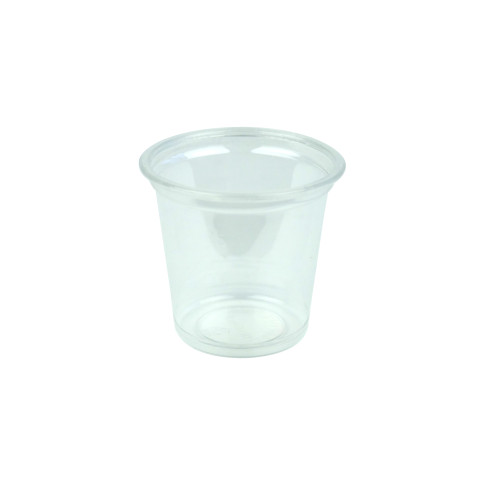 Pot plastique PET transparent  H43mm 30ml