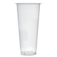 Gobelet Bubble tea en PP injecté transparent  H178mm 650ml