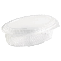 Saladier APET ovale transparent 190x140mm H75mm 500ml