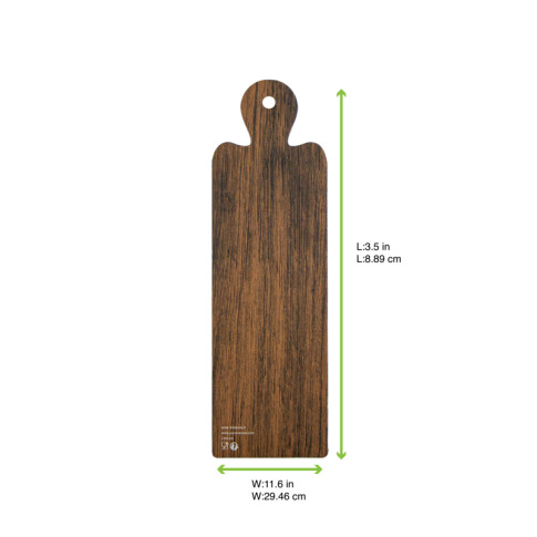 Les planches apéro double face imitation marbre et bois  90x295mm
