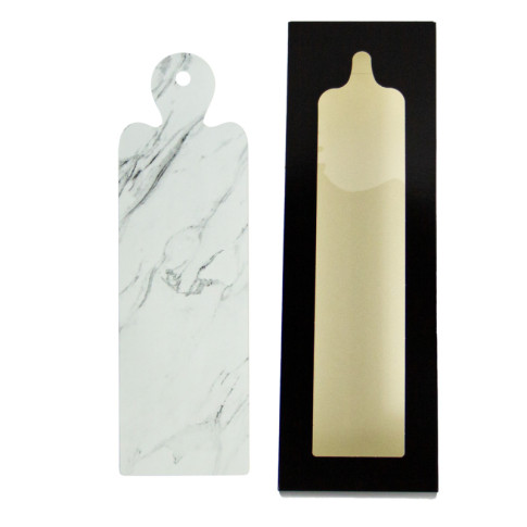Les planches apéro double face imitation marbre et bois  90x295mm