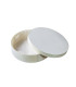 Boîte ronde bois FSC mix + papier ing - cuisson four  H42mm 600ml