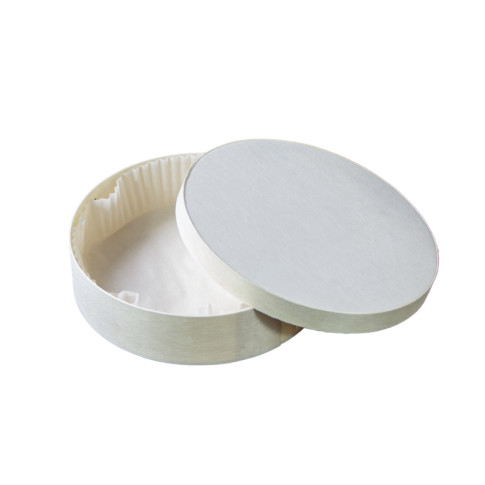 Boîte ronde bois FSC mix + papier ing - cuisson four  H42mm 600ml