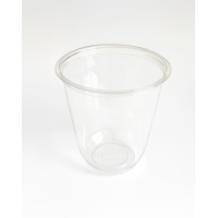 Pot à dessert en plastique PET transparentH114mm 500ml