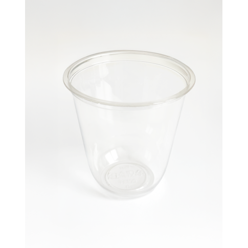 Pot à dessert en plastique PET transparentH114mm 500ml