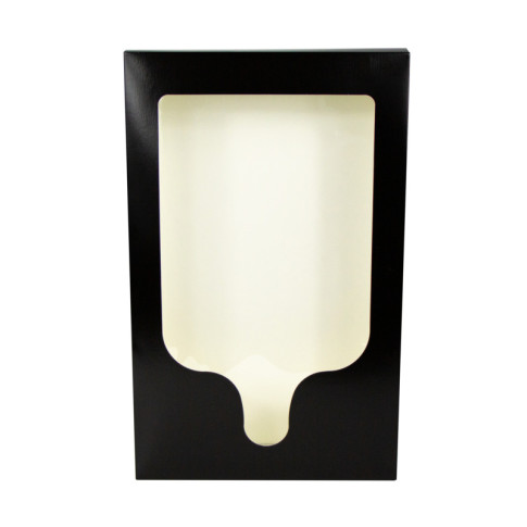Boîte avec fenêtre en pet pour planche   400x250mm H50mm
