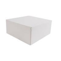Boîte pâtissière carton blanche    H80mm
