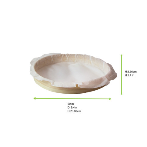 Bake-a-ring - Anneau de cuisson avec papier cuisson intégré Poplar wooden 3.5G/2mm thickness 1470ml