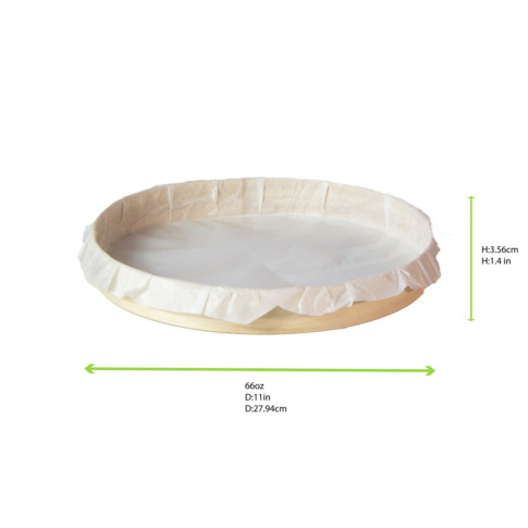 Bake-a-ring - Anneau de cuisson avec papier cuisson intégré Poplar wooden 3.5G/2mm thickness 1940ml