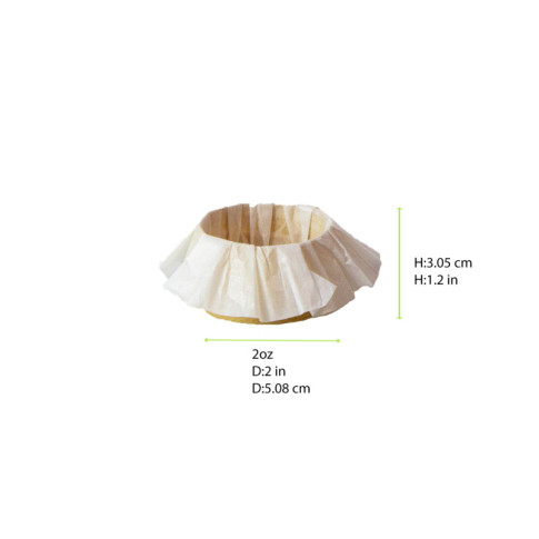 Bake-a-ring - Anneau de cuisson avec papier cuisson intégré Poplar wooden 3G/1mm thickness 58ml