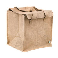 Sac cabas en jute brun