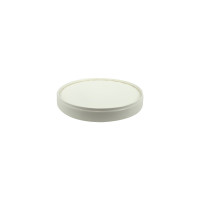 Couvercle blanc en carton sans plastique