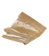 Sac papier kraft brun à fenêtre microperforée 140x70mm H440mm