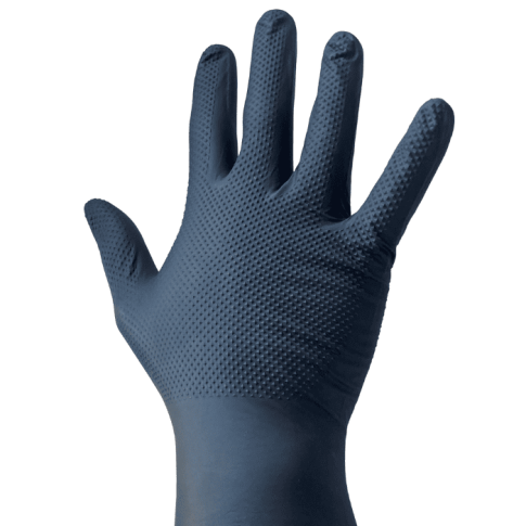 Gant nitrile Ambidextre noir 4.2g contre les produits chimiques dangereux  et les micro-organismes A 240x105mm