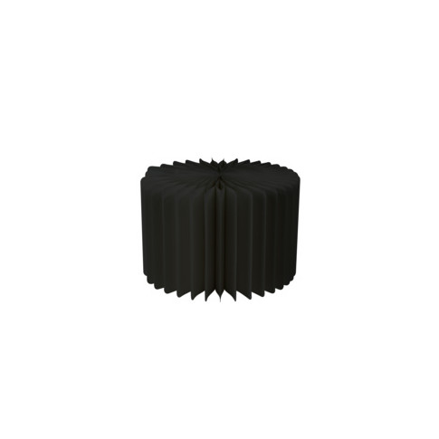 Presentoir Noir pliable avec plateau en acrylique  H200mm