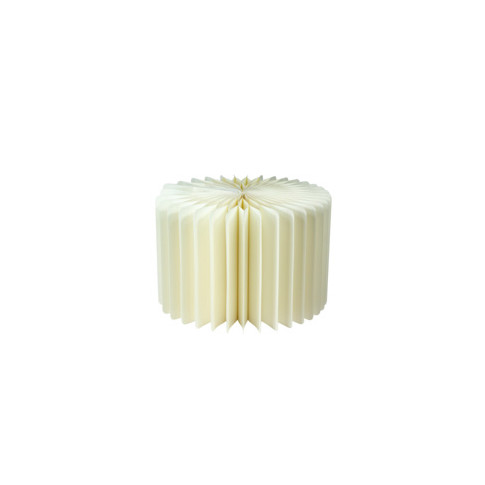 Presentoir blanc pliable avec plateau en acrylique  H200mm