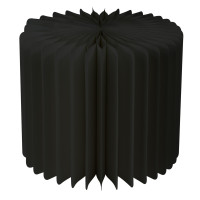 Presentoir Noir pliable avec plateau en acrylique  H400mm