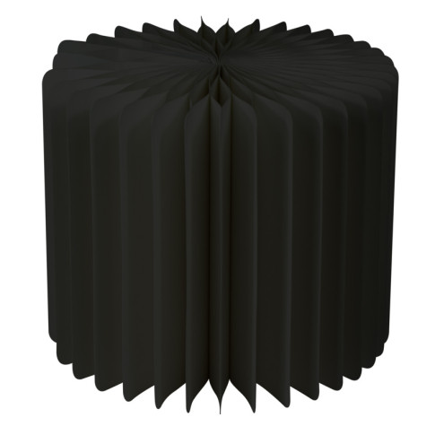 Presentoir Noir pliable avec plateau en acrylique  H400mm