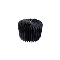 Presentoir Noir pliable avec plateau en acrylique  H200mm