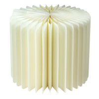 Presentoir blanc pliable avec plateau en acrylique  H400mm