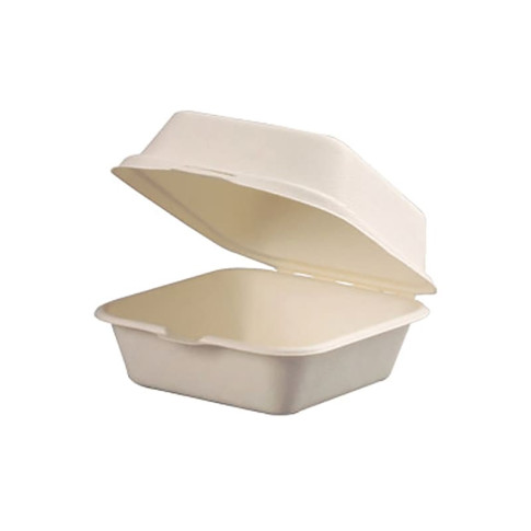 Coquille blanche en pulpe 150x150mm H76mm 460ml