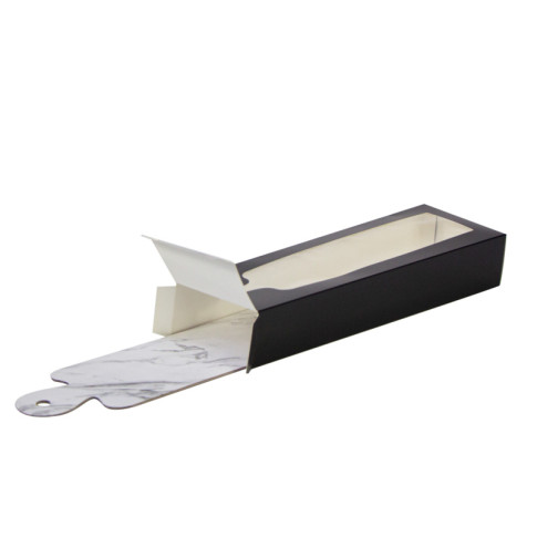 Les planches apéro double face imitation marbre et bois  90x295mm