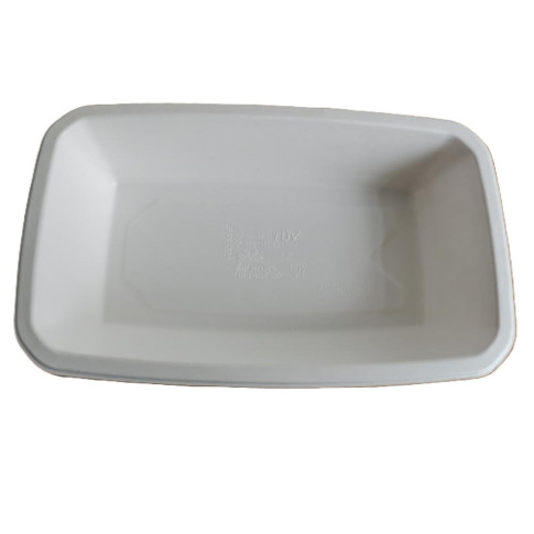 Barquette scellable pulpe laminée PLA "gastronorme" 1/4 1450ml  H55mm